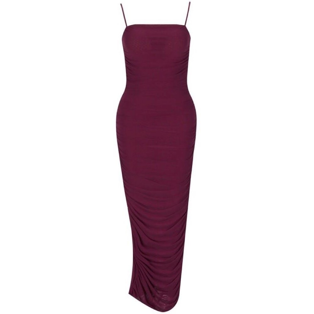 house of cb fornarina dupe burgundy dress